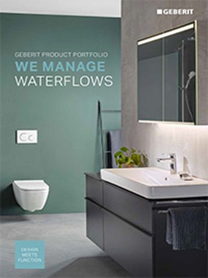 We manage waterflows 2020 (KR). Geberit product portfolio